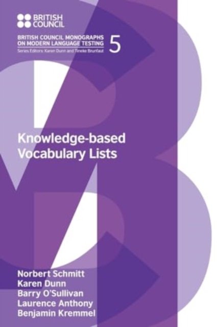 Knowledge-based Vocabulary Lists