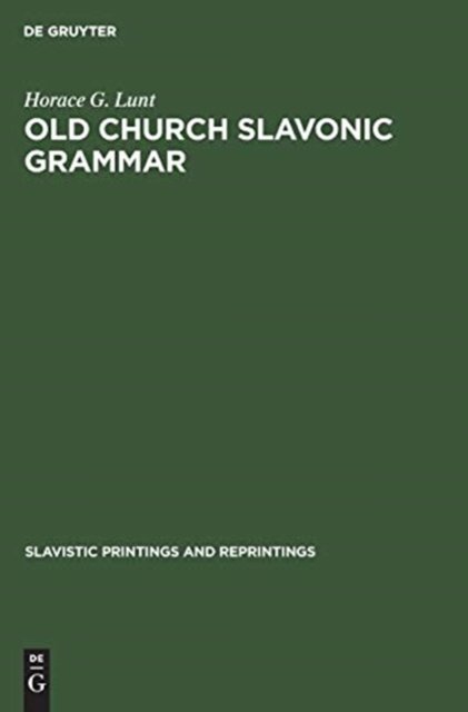 Old Church Slavonic grammar