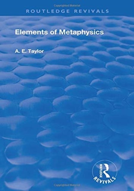 Elements of Metaphysics