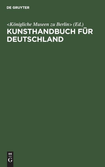 Kunsthandbuch fur Deutschland