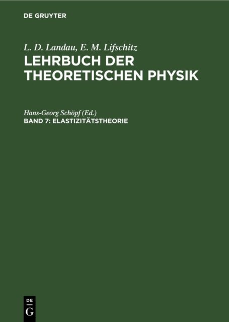 Elastizitatstheorie