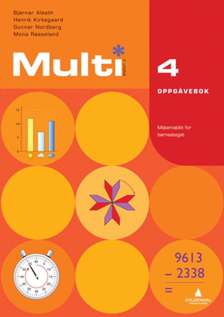Multi 4, 2. utgåve - Oppgåvebok : matematikk for barnesteget