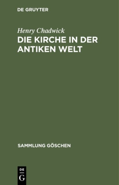 Kirche in der antiken Welt