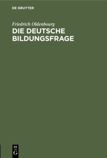 Die deutsche Bildungsfrage