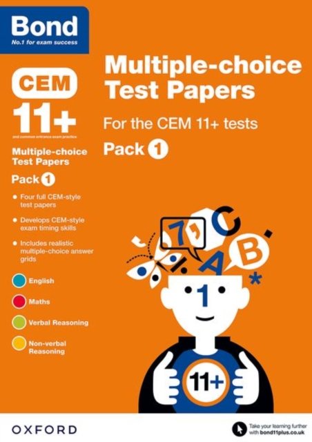 Bond 11+ Multiple-choice Test Papers for the CEM 11+ Tests Pack 1: Ready for the 2026 Cambridge Select Insight exam