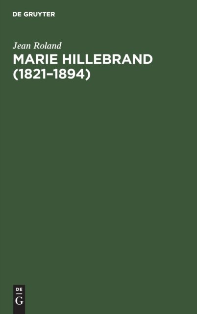 Marie Hillebrand (1821–1894)