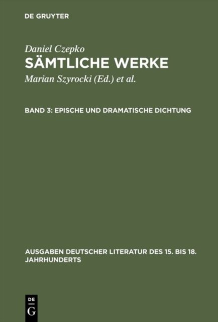 Epische und dramatische Dichtung