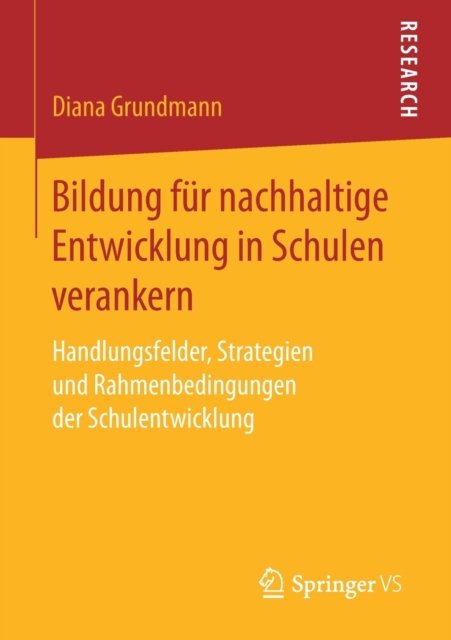 Bildung fur nachhaltige Entwicklung in Schulen verankern