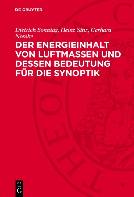 Energieinhalt von Luftmassen und dessen Bedeutung für die Synoptik