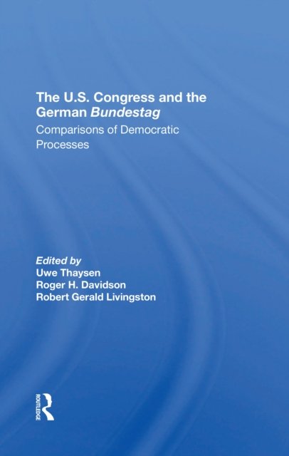 The U.s. Congress And The German Bundestag