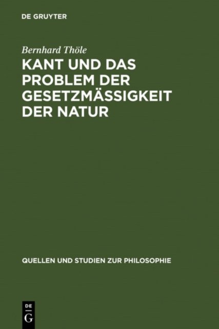 Kant Und Das Problem Der Gesetzmaßigkeit Der Natur
