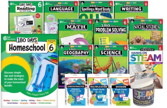 180 Days™: Homeschool Grade 6 Set