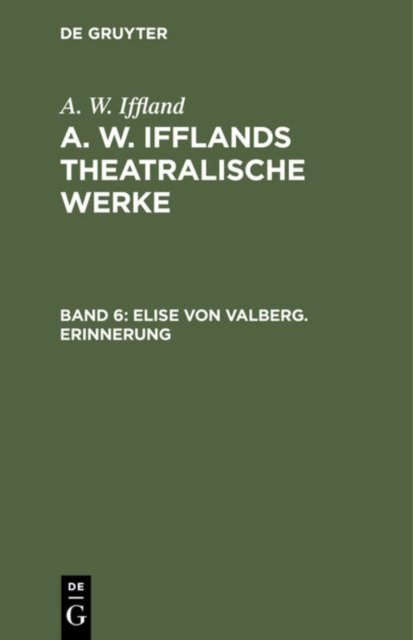 Elise Von Valberg. Erinnerung
