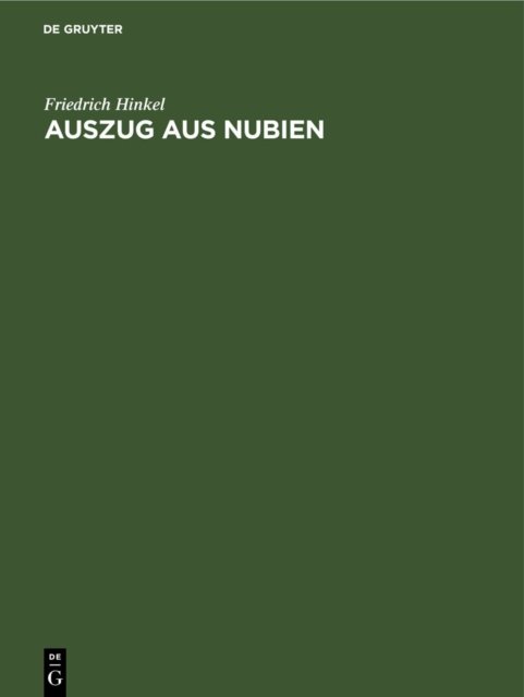 Auszug Aus Nubien