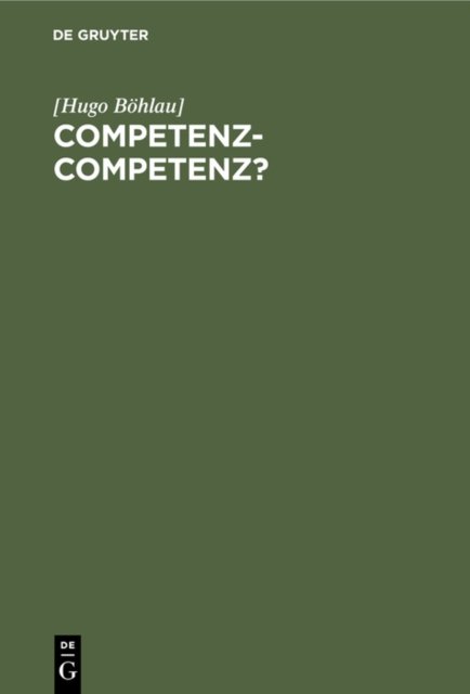 Competenz-Competenz?