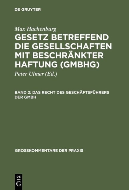 Recht des Geschäftsführers der GmbH