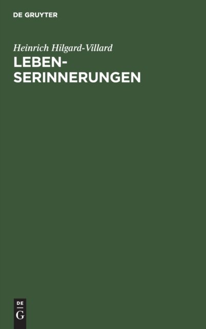 Lebenserinnerungen