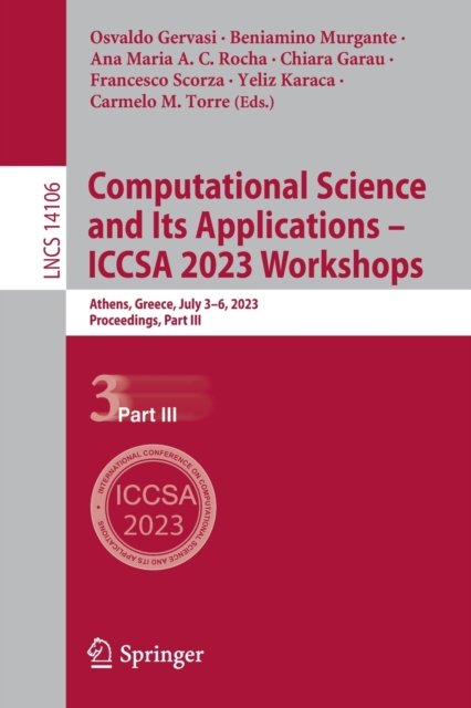 Computational Science and Its Applications – ICCSA 2023 Workshops