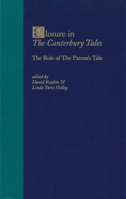 Closure in the Canterbury Tales