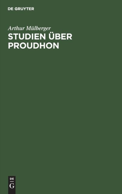 Studien Uber Proudhon