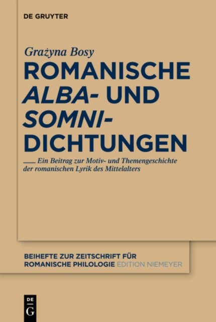 Romanische ''alba''- und ''somni''-Dichtungen