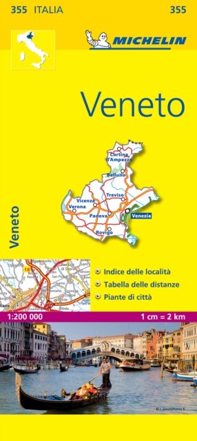 Veneto - Michelin Local Map 355