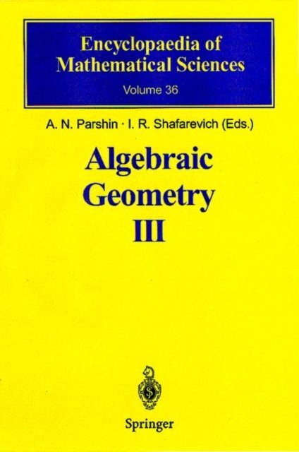 Algebraic Geometry III