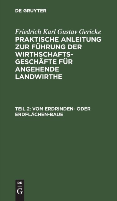 Vom Erdrinden- Oder Erdflachen-Baue