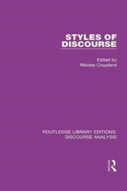 Styles of Discourse