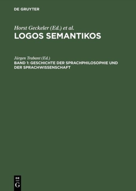 Geschichte Der Sprachphilosophie Und Der Sprachwissenschaft