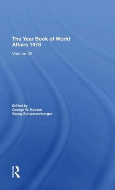 The Year Book Of World Affairs, 1978