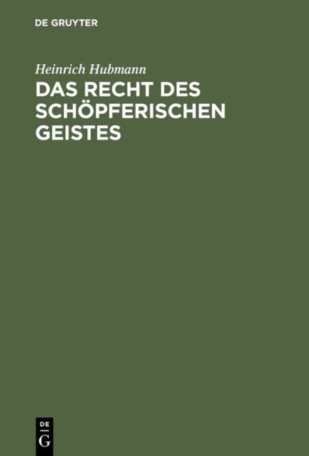 Das Recht des schopferischen Geistes