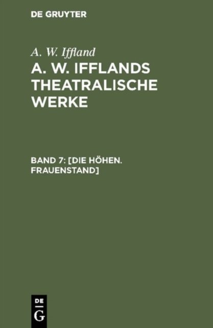 [Die Hohen. Frauenstand]
