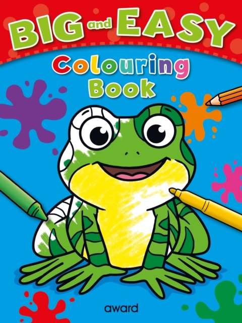 Big and Easy Colouring Book: Frog
