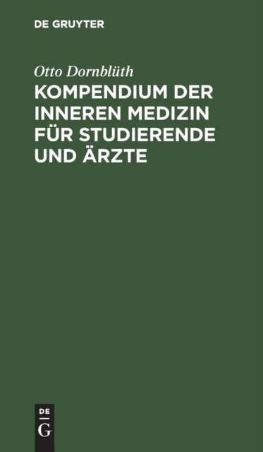 Kompendium Der Inneren Medizin Fur Studierende Und Arzte