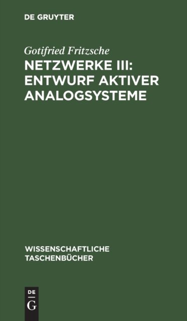 Netzwerke III: Entwurf Aktiver Analogsysteme