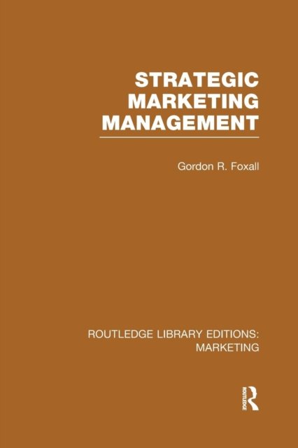 Strategic Marketing Management