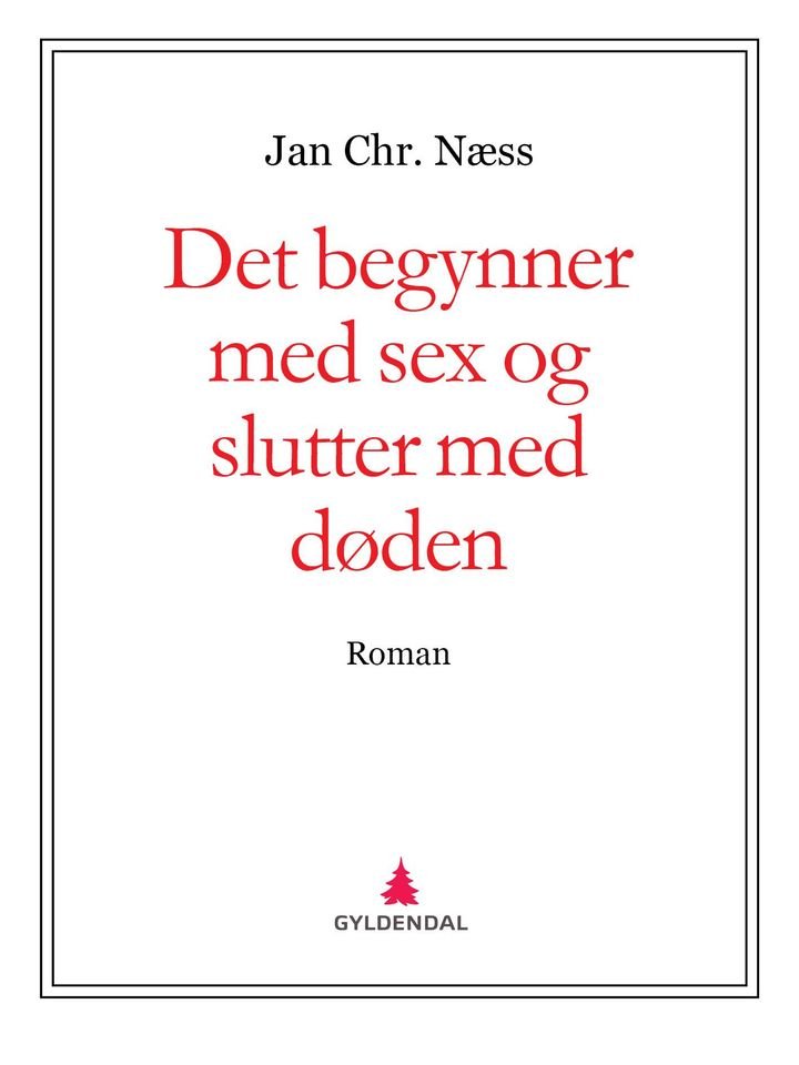 Det begynner med sex og slutter med døden - roman