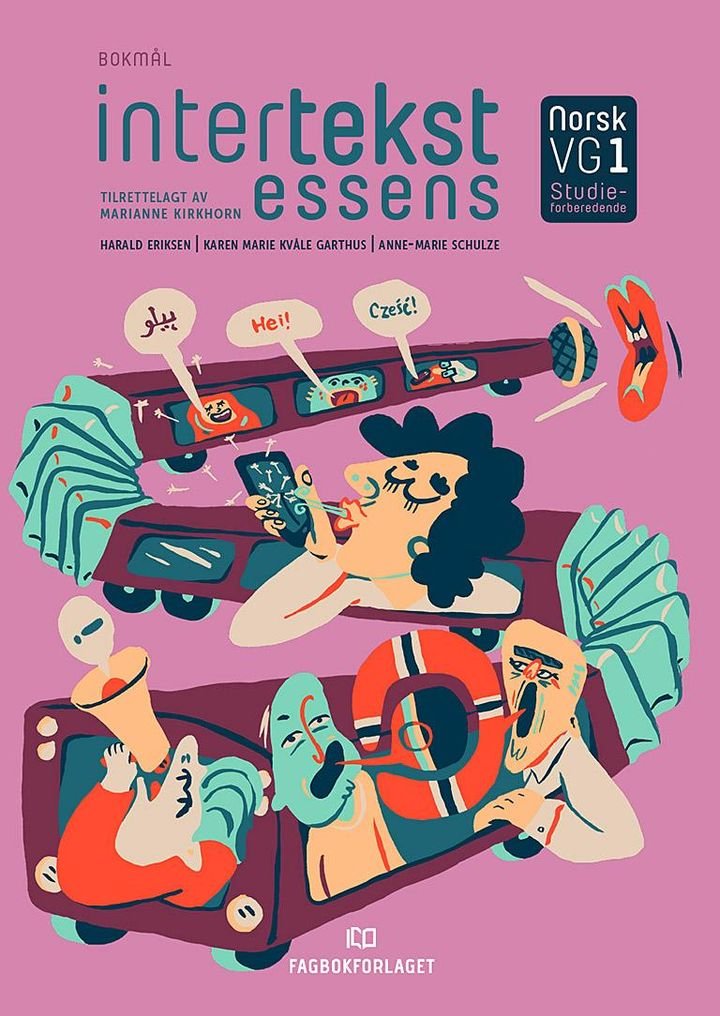 Intertekst essens - norsk vg1 studieforberedende : læreplan i norsk for språklige minoriteter med kort botid i Norge og læreplan i norsk