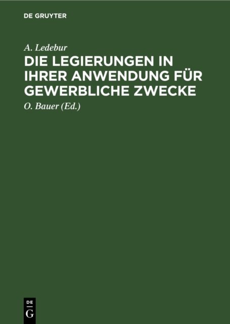 Die Legierungen in Ihrer Anwendung Fur Gewerbliche Zwecke