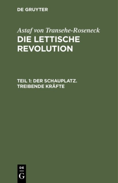 Der Schauplatz. Treibende Krafte