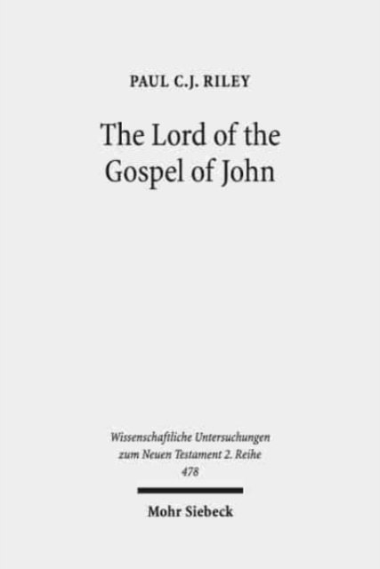 The Lord of the Gospel of John