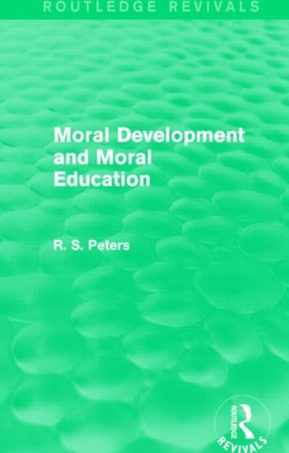 Moral Development and Moral Education (REV) RPD