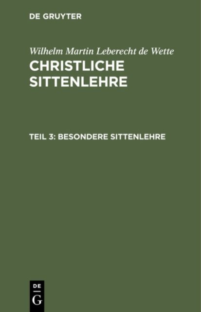 Besondere Sittenlehre