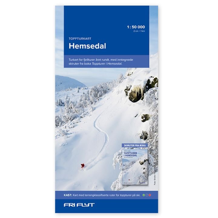 Hemsedal - toppturkart