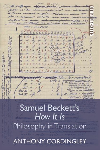 Samuel Beckett''s How It Is