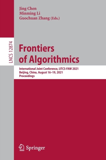Frontiers of Algorithmics