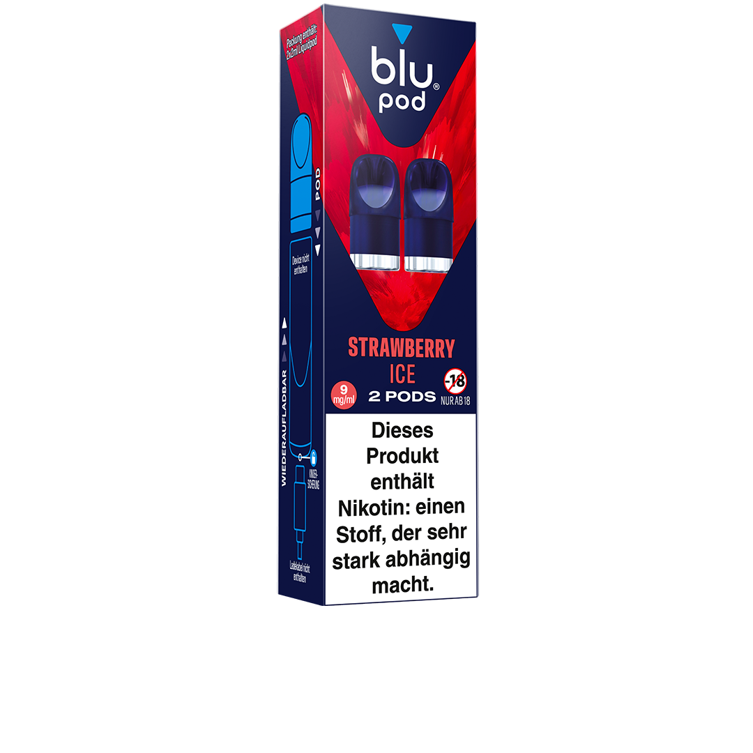 Strawberry Ice Vape – blu Pod mit Erdbeere Ice Aroma