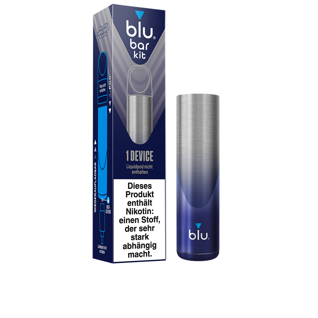 blu bar Kit in grau – innovative E-Zigarette kaufen