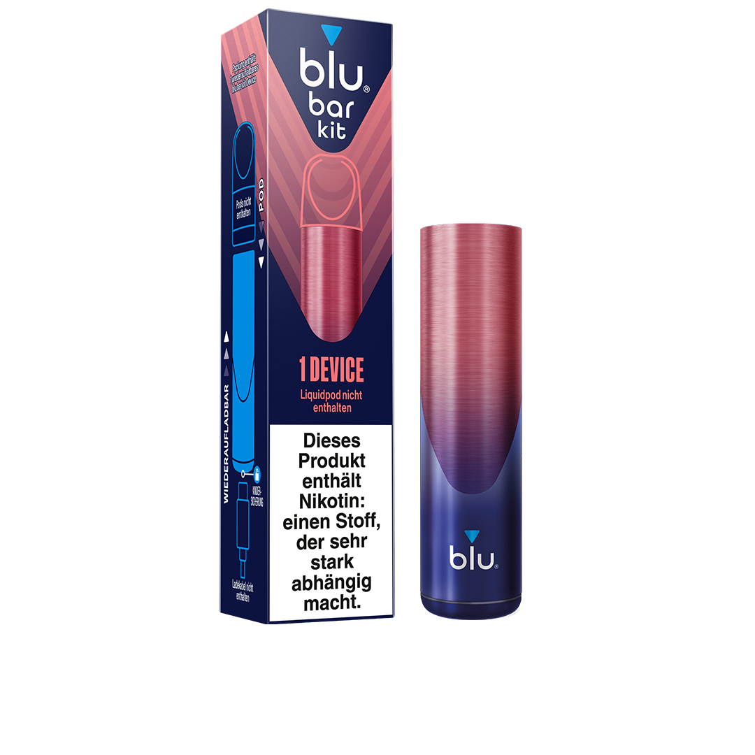 blu bar kit: aufladbare Vape mit Pod-System | blu